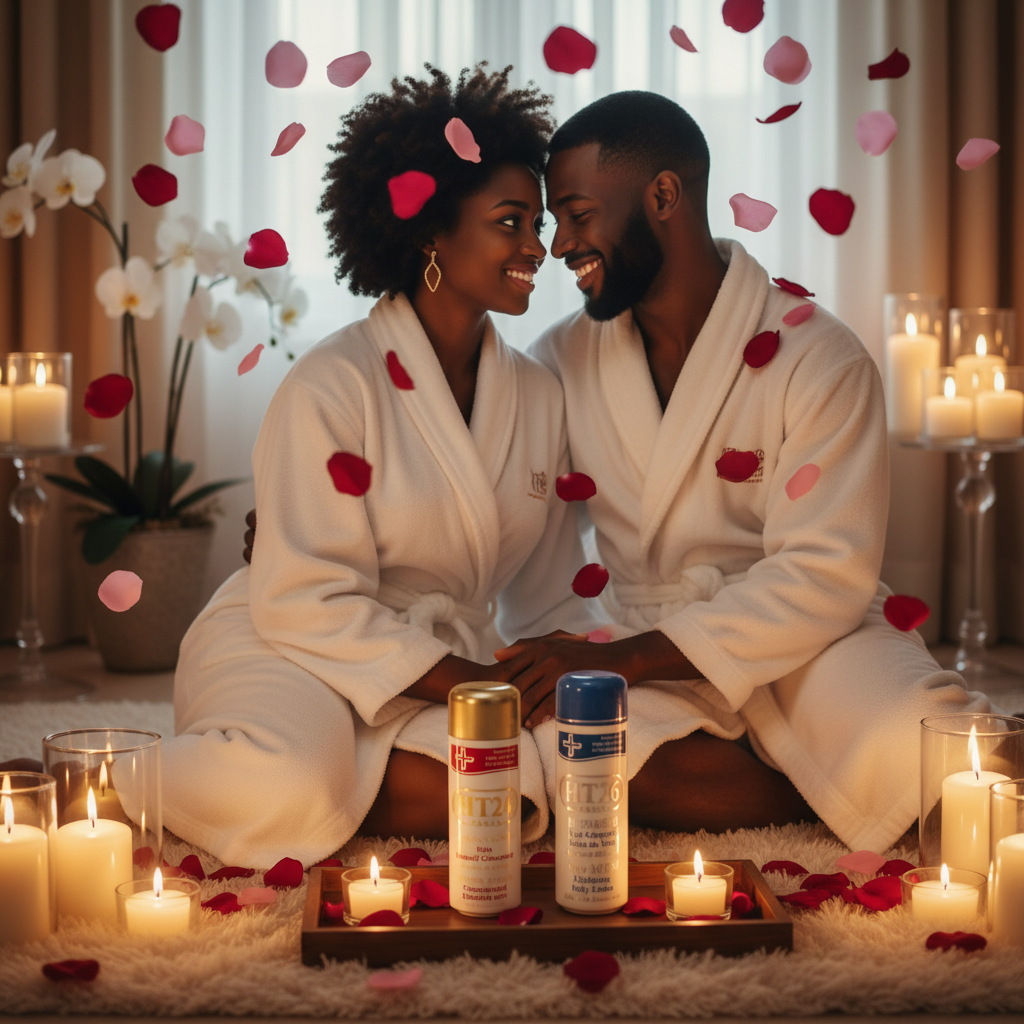 Valentine's Couple Glow Set - His & Hers HT26 Body Lotion Bundle
