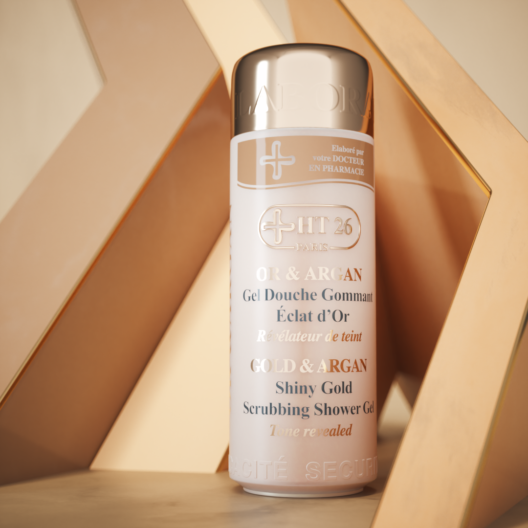 HT26 Scrubbing Shower Gel Gold & Argan