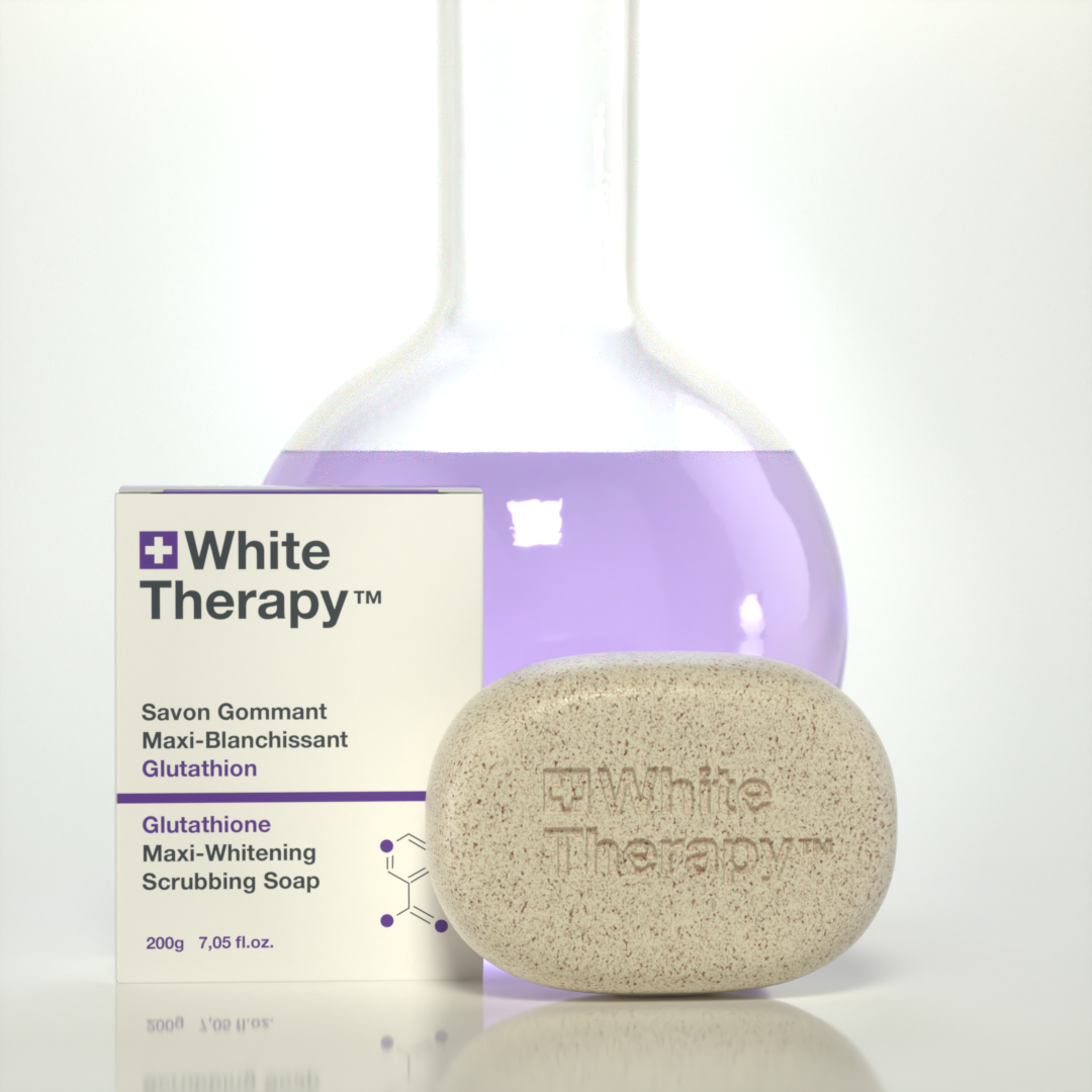 White Therapy Glutathione Maxi-Whitening Scrubbing Soap