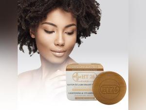 HT26 Lightening Soap Gold and Argan / Savon Eclaircissant Vitamine Enrichi en huile d'Argan et Particule d'Or