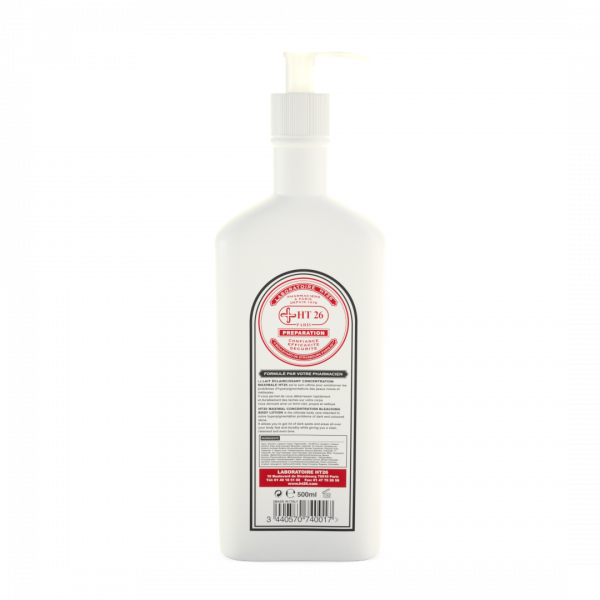 HT26 Preparation Maximal concentration bleaching body lotion / Lait éclaircissant concentration maximale
