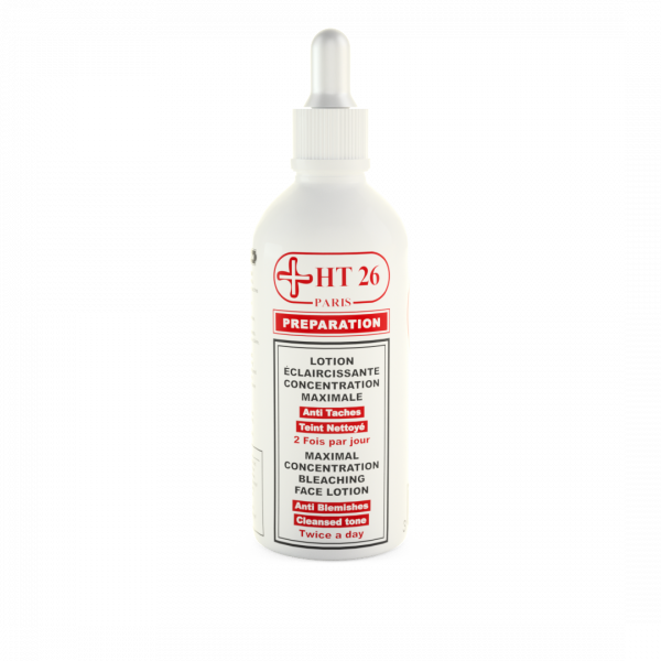 HT26 Preparation - Maximal concentration bleaching face lotion