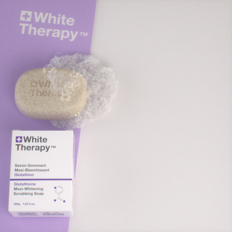 White Therapy Glutathione Maxi-Whitening Scrubbing Soap