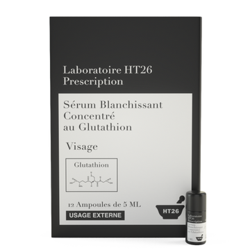 ht26 gamme glutathione Whitening Body Lotion nourishes and protects the skin a powerful antioxidant that slows cellular aging and brightens the complexion Usage tips HT26 Booster Whitening Serum /