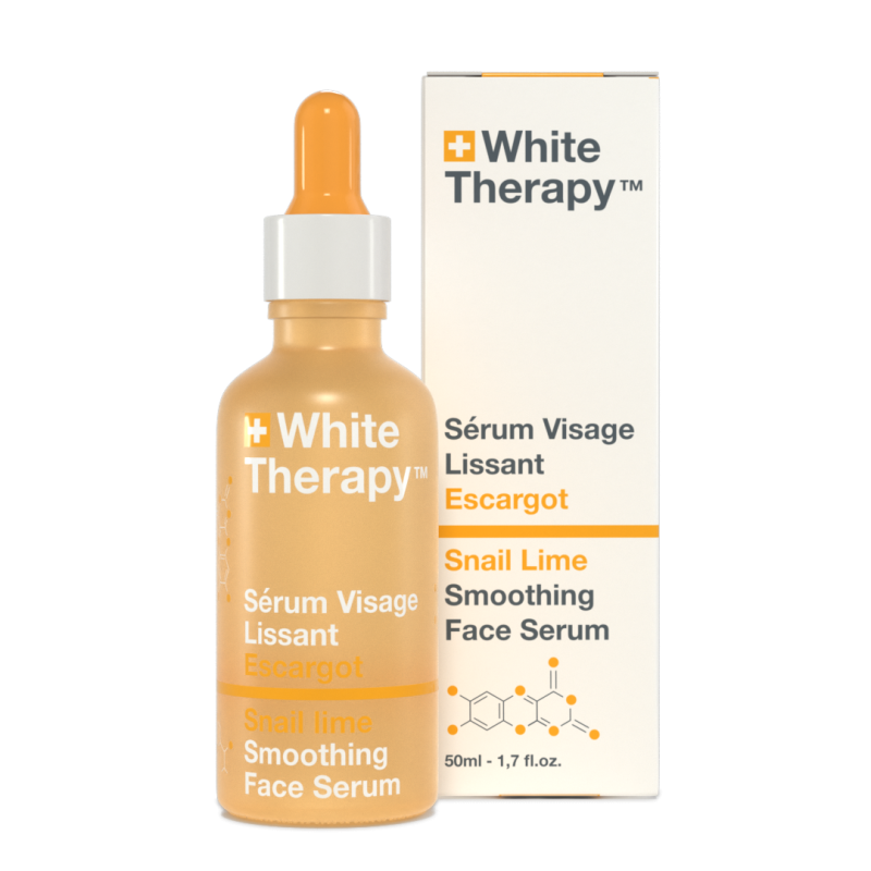 White Therapy Smoothing Face Serum Snail Lime