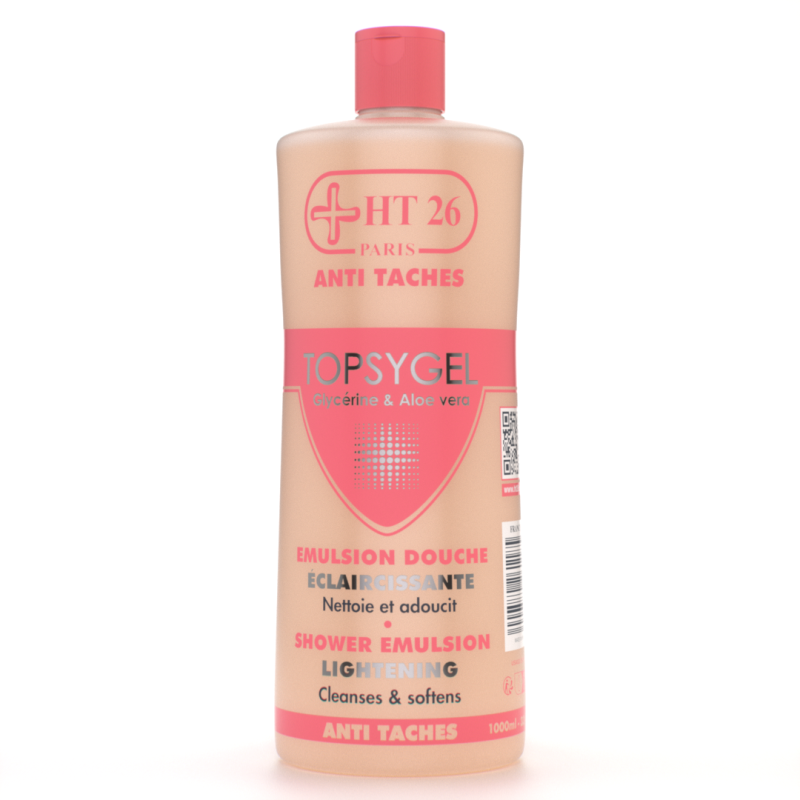 HT26 Topsygel Brightening shower emulsion / Emulsion douche eclaircissant
