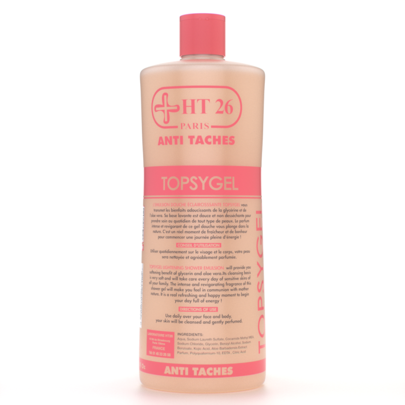 HT26 Topsygel Brightening shower emulsion / Emulsion douche eclaircissant