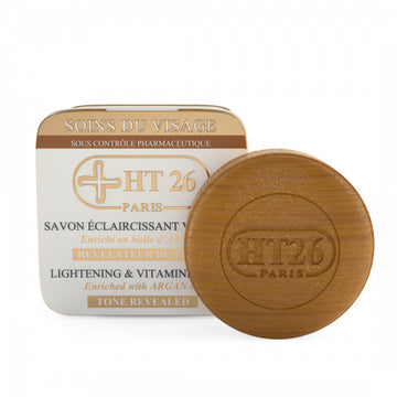 HT26 Lightening Soap Gold and Argan / Savon Eclaircissant Vitamine Enrichi en huile d'Argan et Particule d'Or