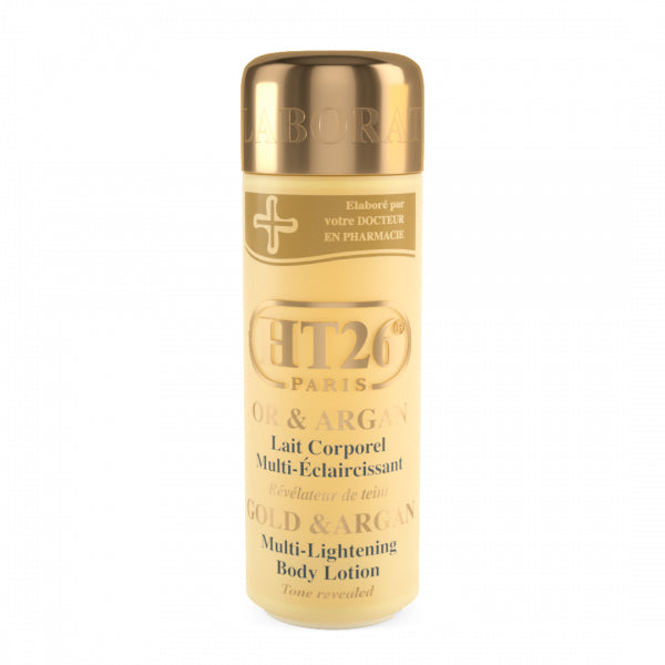 HT26 Multi-Lightening Gold & Argan Body Lotion / Lait Or et Argan