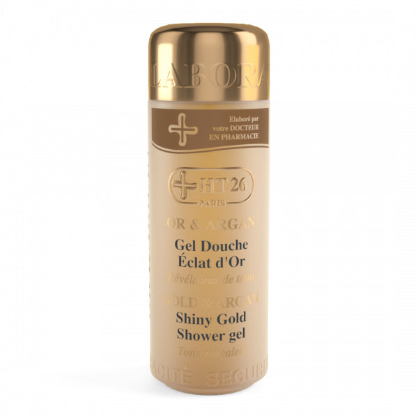 HT26 Shower Gel Gold & Argan Shiny Gold / Or et Argan Gel Douche