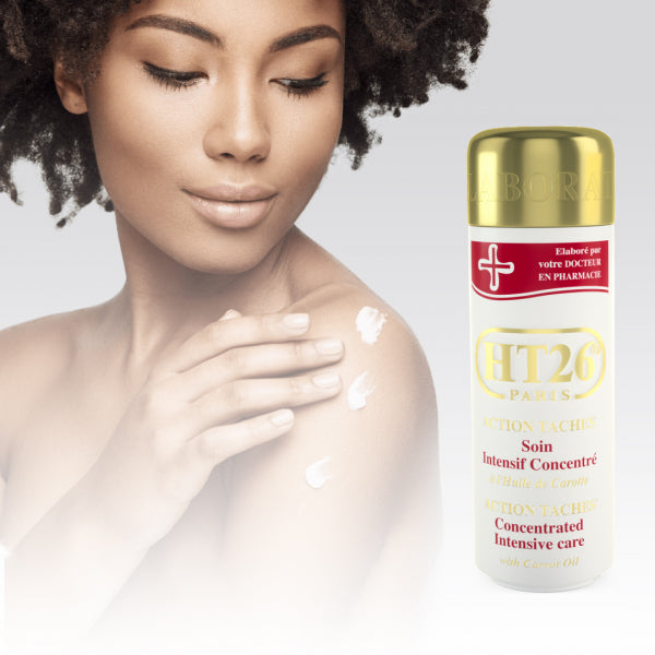 HT26 Anti-Blemishes Body Lotion / Lait action taches à l'huile de carotte 500mL
